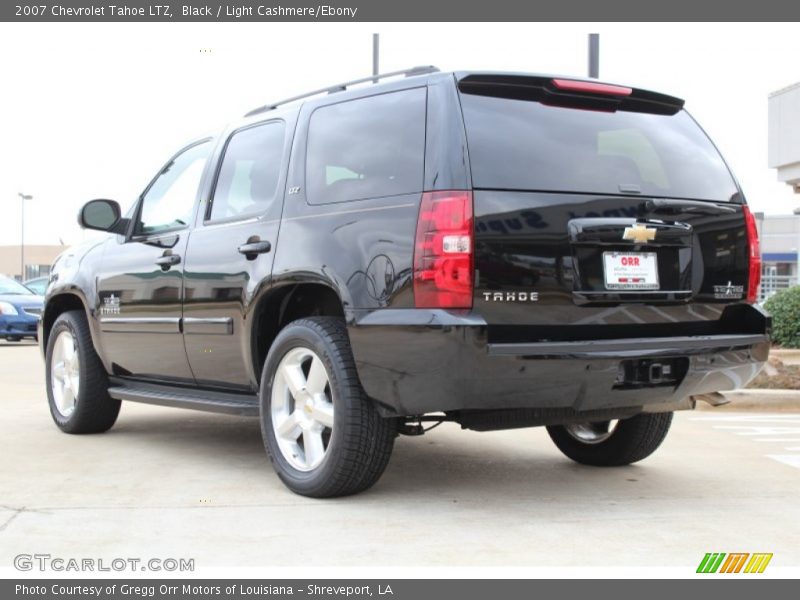 Black / Light Cashmere/Ebony 2007 Chevrolet Tahoe LTZ