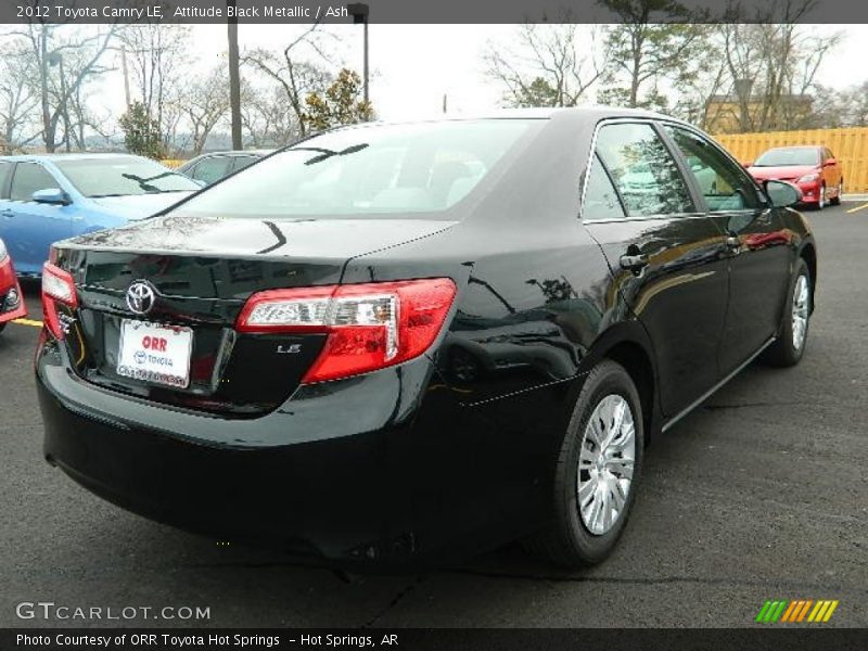 Attitude Black Metallic / Ash 2012 Toyota Camry LE