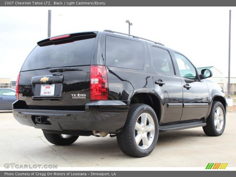 Black / Light Cashmere/Ebony 2007 Chevrolet Tahoe LTZ