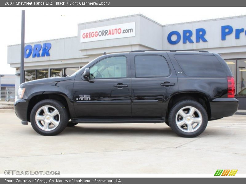 Black / Light Cashmere/Ebony 2007 Chevrolet Tahoe LTZ