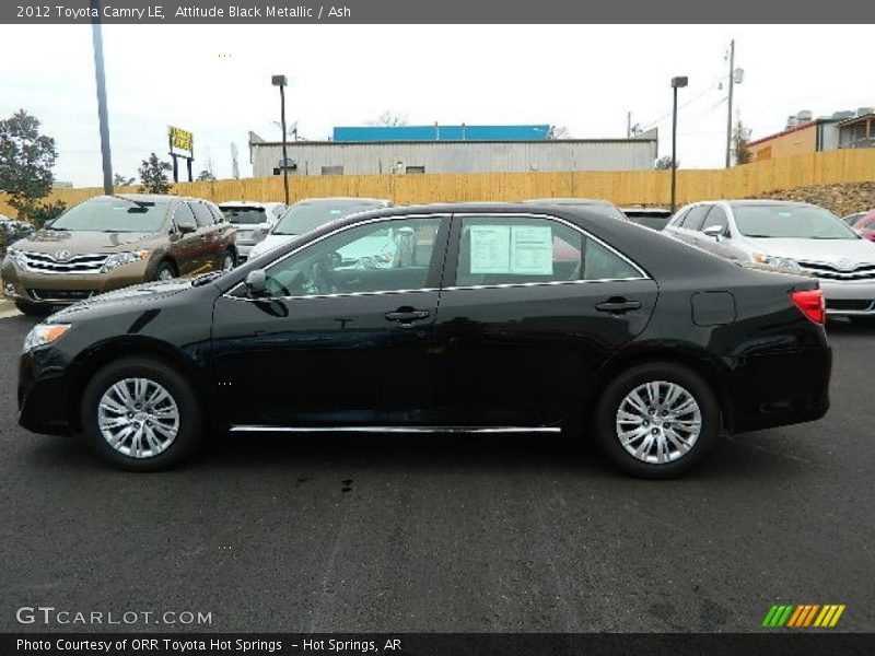 Attitude Black Metallic / Ash 2012 Toyota Camry LE