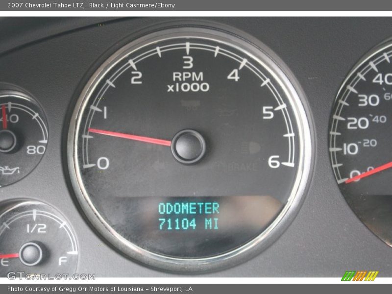 Black / Light Cashmere/Ebony 2007 Chevrolet Tahoe LTZ
