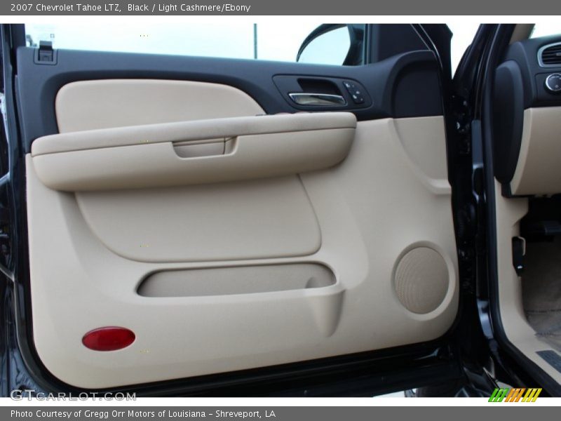 Black / Light Cashmere/Ebony 2007 Chevrolet Tahoe LTZ
