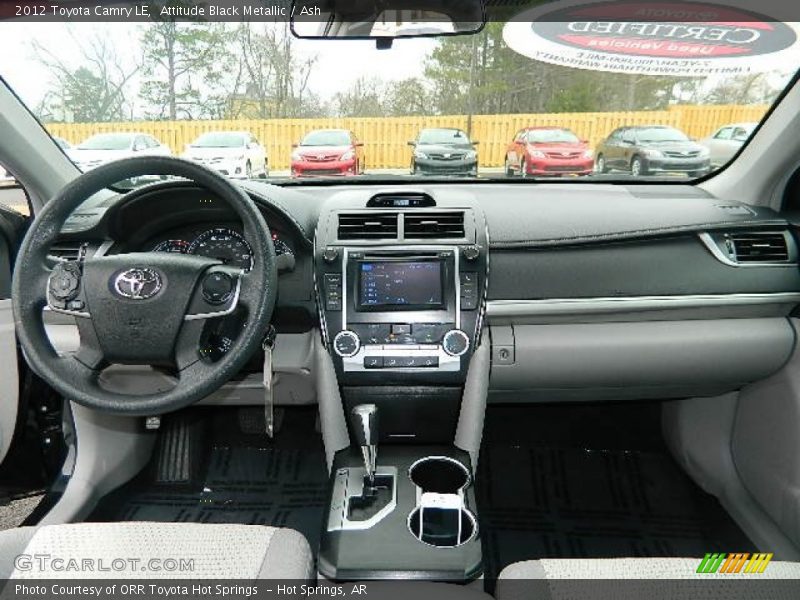 Attitude Black Metallic / Ash 2012 Toyota Camry LE