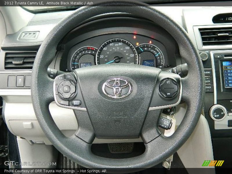 Attitude Black Metallic / Ash 2012 Toyota Camry LE