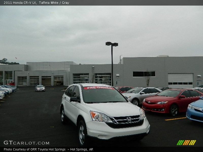 Taffeta White / Gray 2011 Honda CR-V LX