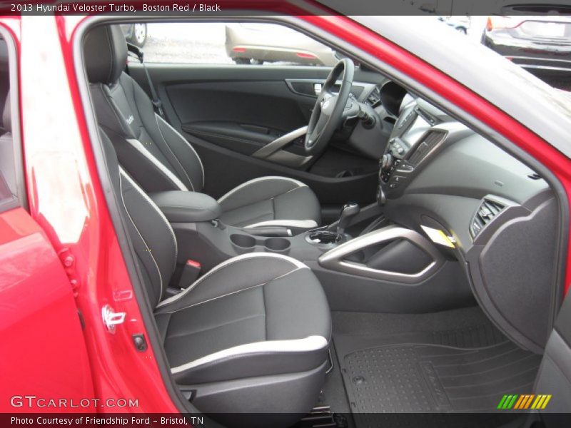 Boston Red / Black 2013 Hyundai Veloster Turbo