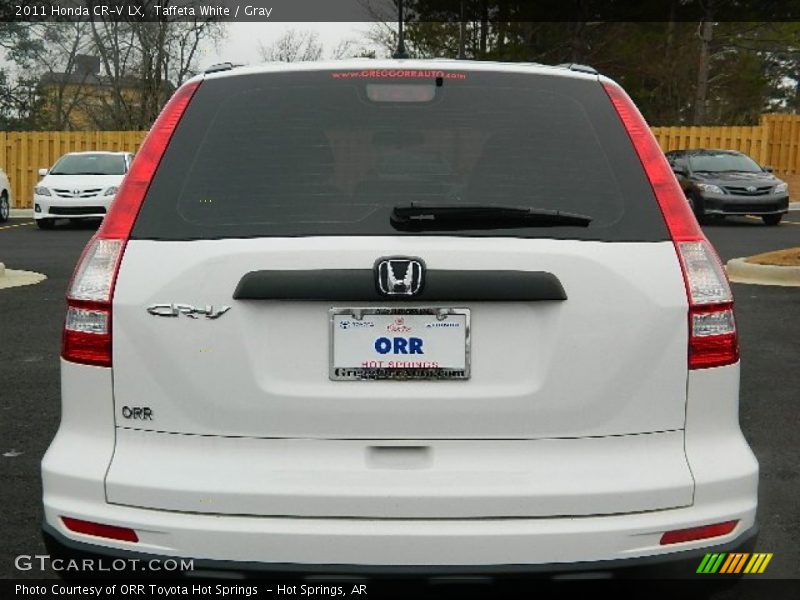 Taffeta White / Gray 2011 Honda CR-V LX