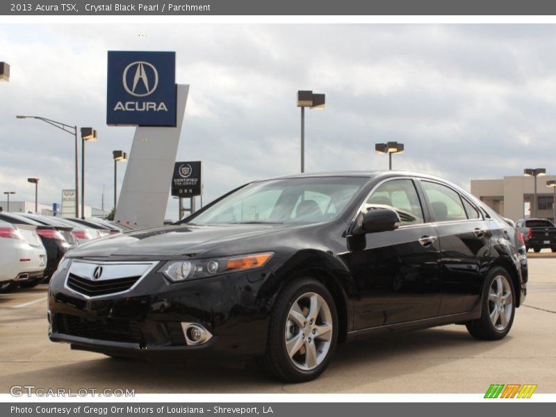 Crystal Black Pearl / Parchment 2013 Acura TSX