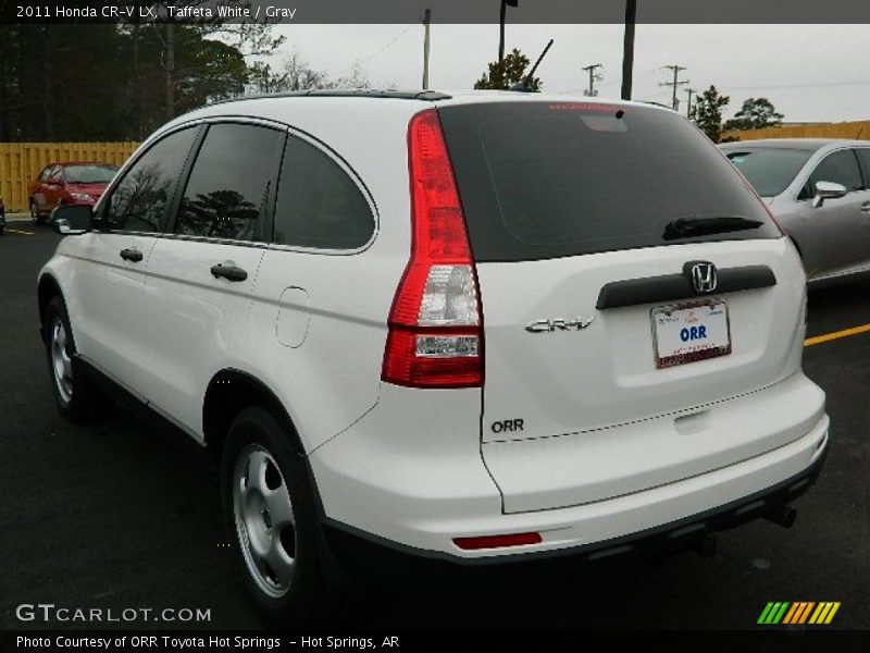 Taffeta White / Gray 2011 Honda CR-V LX