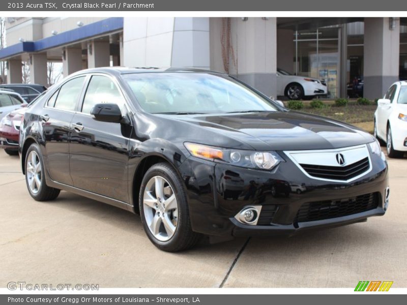 Crystal Black Pearl / Parchment 2013 Acura TSX