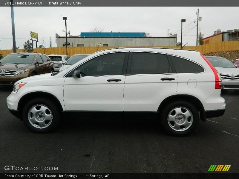Taffeta White / Gray 2011 Honda CR-V LX
