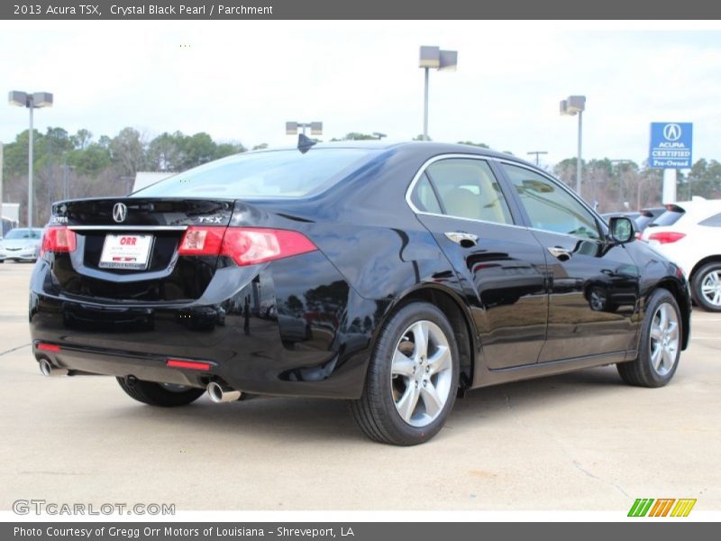 Crystal Black Pearl / Parchment 2013 Acura TSX