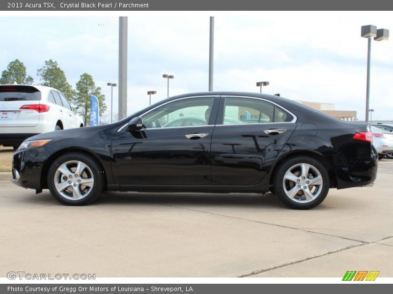 Crystal Black Pearl / Parchment 2013 Acura TSX
