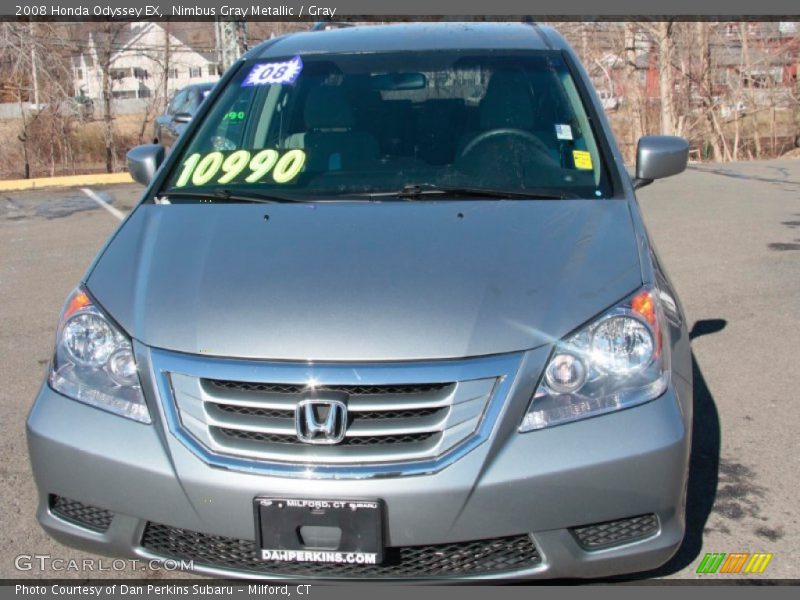 Nimbus Gray Metallic / Gray 2008 Honda Odyssey EX