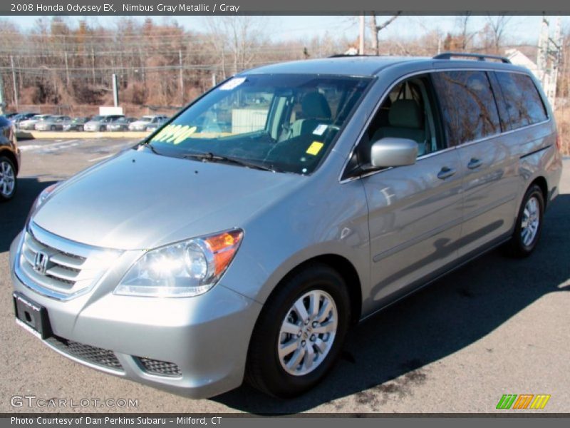 Nimbus Gray Metallic / Gray 2008 Honda Odyssey EX