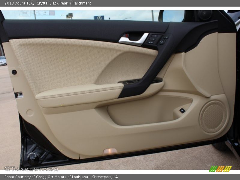 Crystal Black Pearl / Parchment 2013 Acura TSX