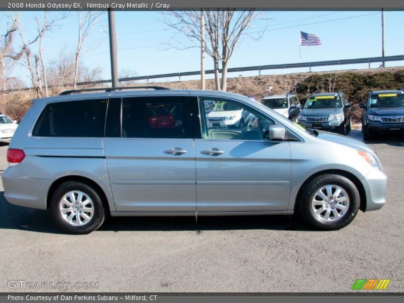 Nimbus Gray Metallic / Gray 2008 Honda Odyssey EX
