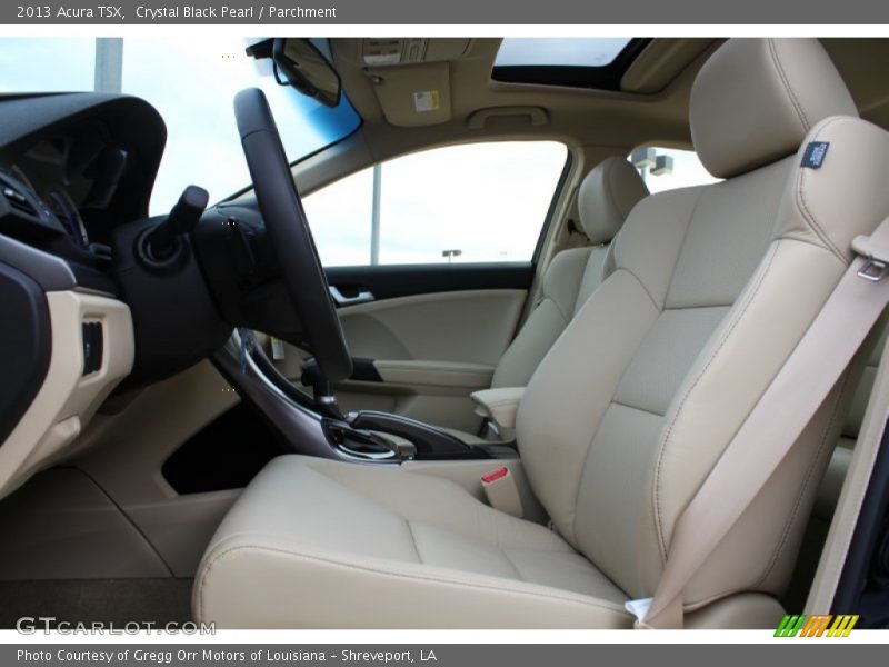 Front Seat of 2013 TSX 