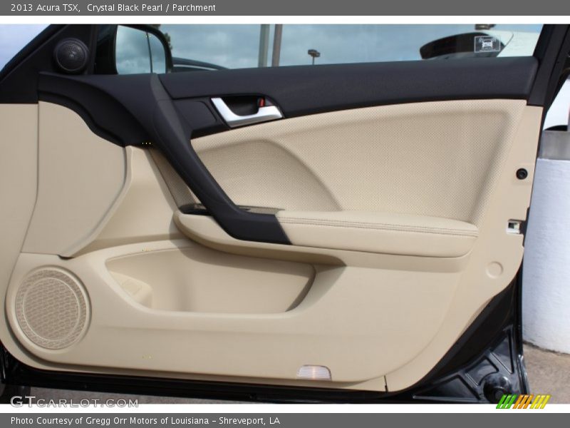 Crystal Black Pearl / Parchment 2013 Acura TSX