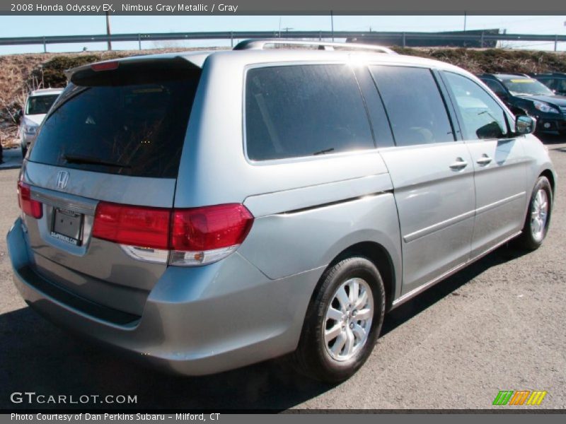 Nimbus Gray Metallic / Gray 2008 Honda Odyssey EX