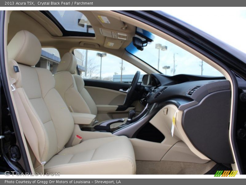 Crystal Black Pearl / Parchment 2013 Acura TSX