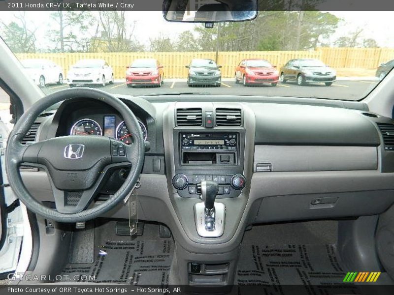 Taffeta White / Gray 2011 Honda CR-V LX