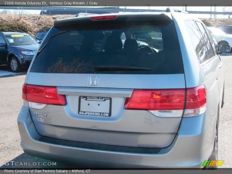 Nimbus Gray Metallic / Gray 2008 Honda Odyssey EX