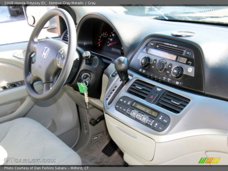 Nimbus Gray Metallic / Gray 2008 Honda Odyssey EX
