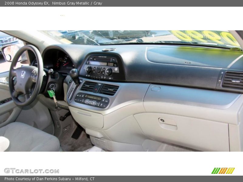 Nimbus Gray Metallic / Gray 2008 Honda Odyssey EX