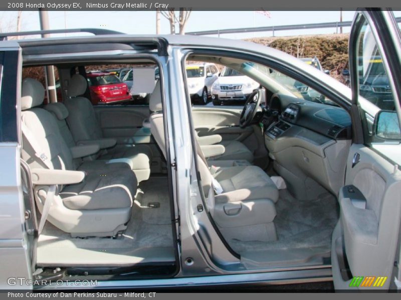 Nimbus Gray Metallic / Gray 2008 Honda Odyssey EX