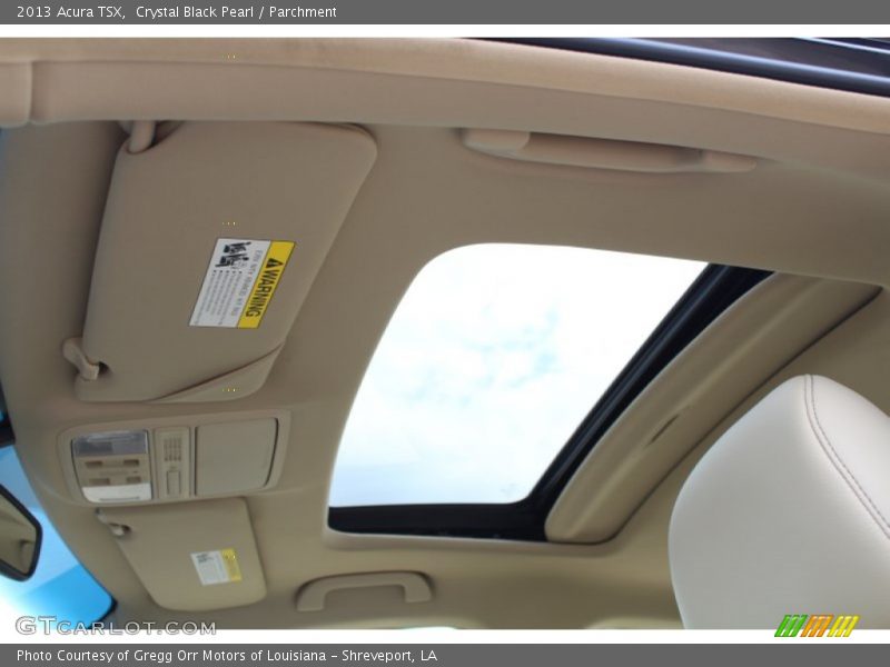 Crystal Black Pearl / Parchment 2013 Acura TSX