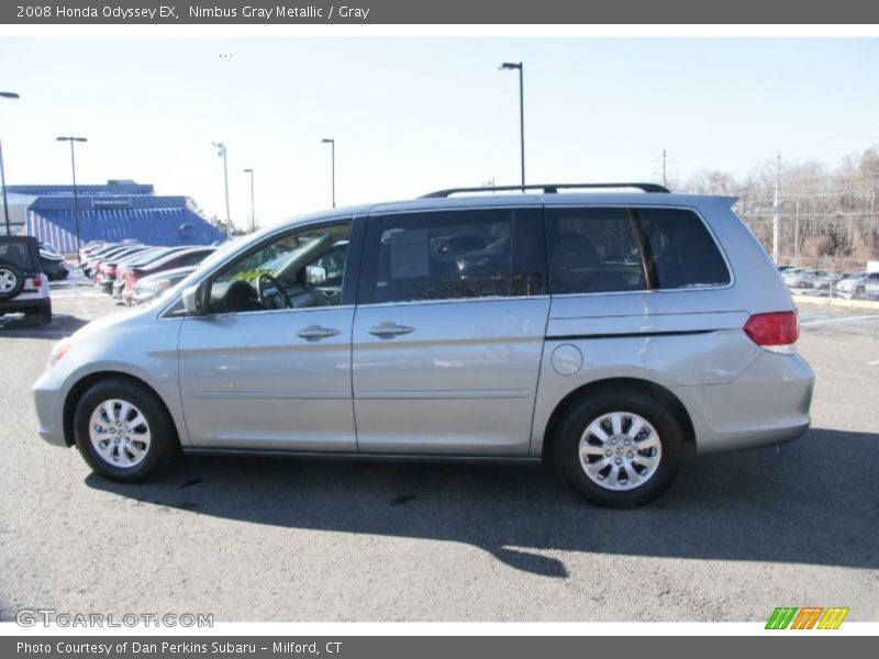 Nimbus Gray Metallic / Gray 2008 Honda Odyssey EX