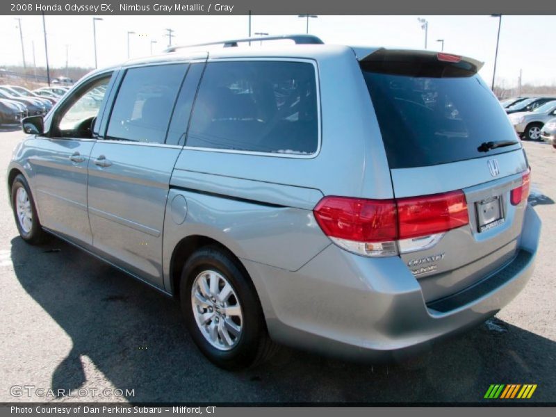 Nimbus Gray Metallic / Gray 2008 Honda Odyssey EX