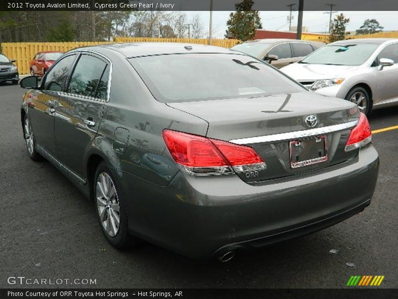 Cypress Green Pearl / Ivory 2012 Toyota Avalon Limited