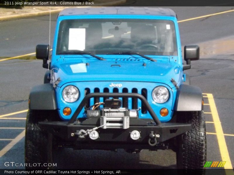 Cosmos Blue / Black 2011 Jeep Wrangler Sport 4x4