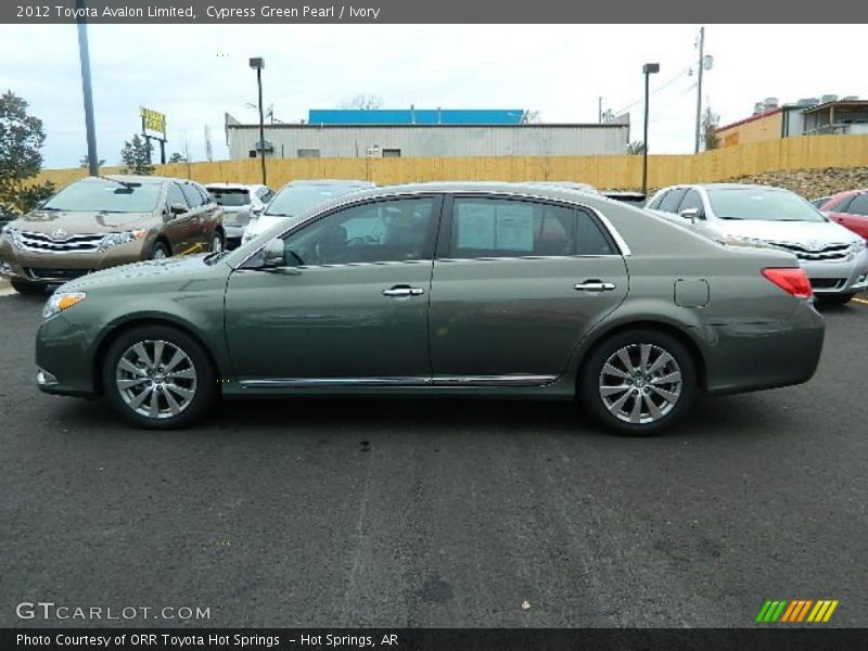 Cypress Green Pearl / Ivory 2012 Toyota Avalon Limited