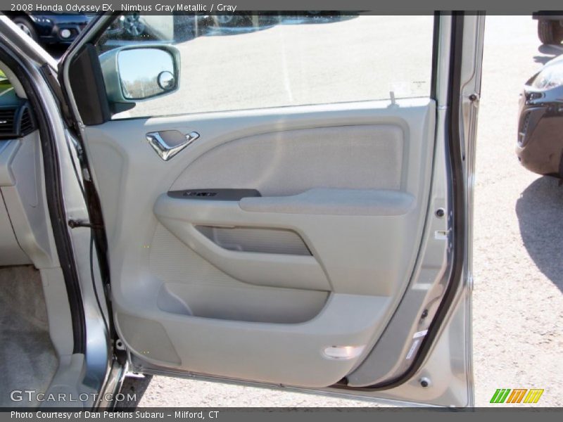 Nimbus Gray Metallic / Gray 2008 Honda Odyssey EX