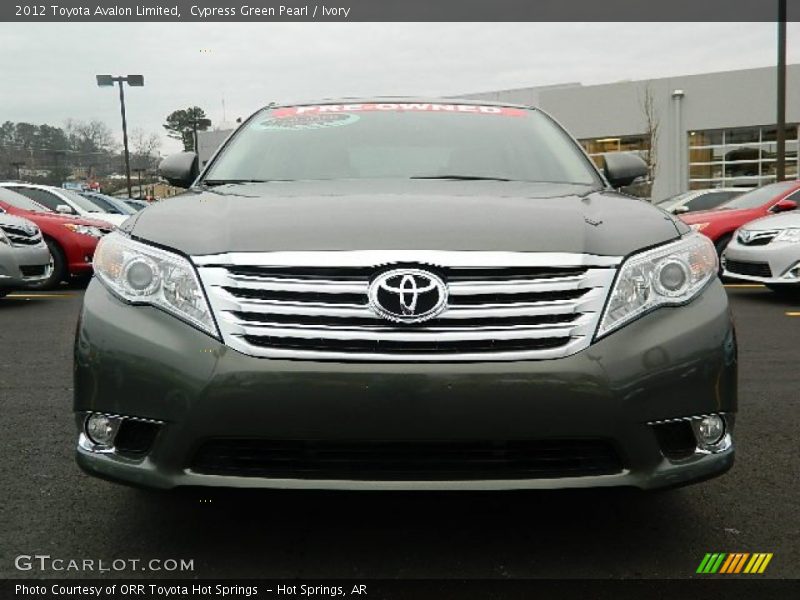 Cypress Green Pearl / Ivory 2012 Toyota Avalon Limited