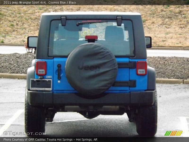 Cosmos Blue / Black 2011 Jeep Wrangler Sport 4x4