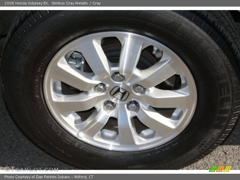 Nimbus Gray Metallic / Gray 2008 Honda Odyssey EX