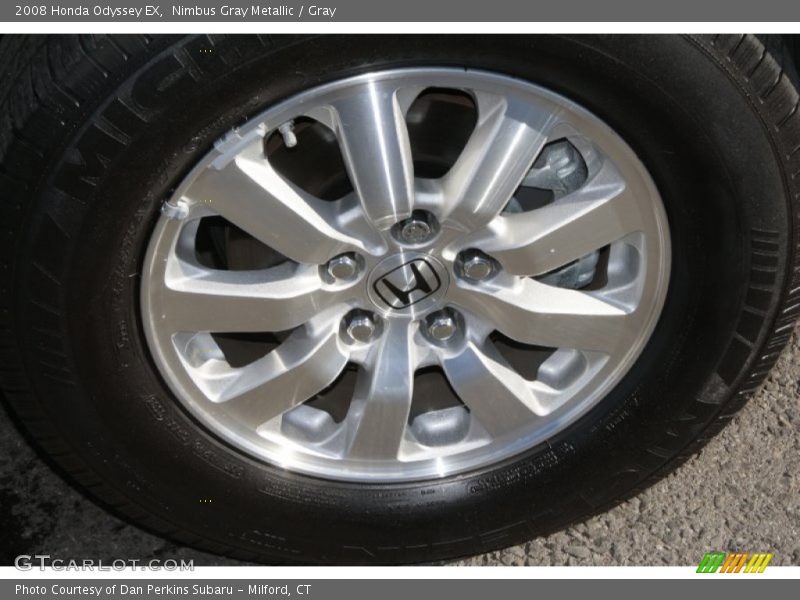 Nimbus Gray Metallic / Gray 2008 Honda Odyssey EX