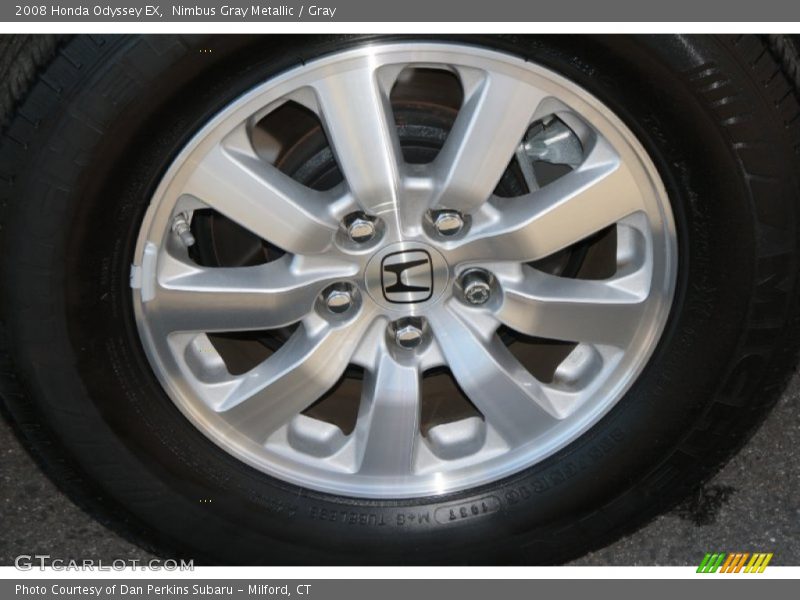 Nimbus Gray Metallic / Gray 2008 Honda Odyssey EX