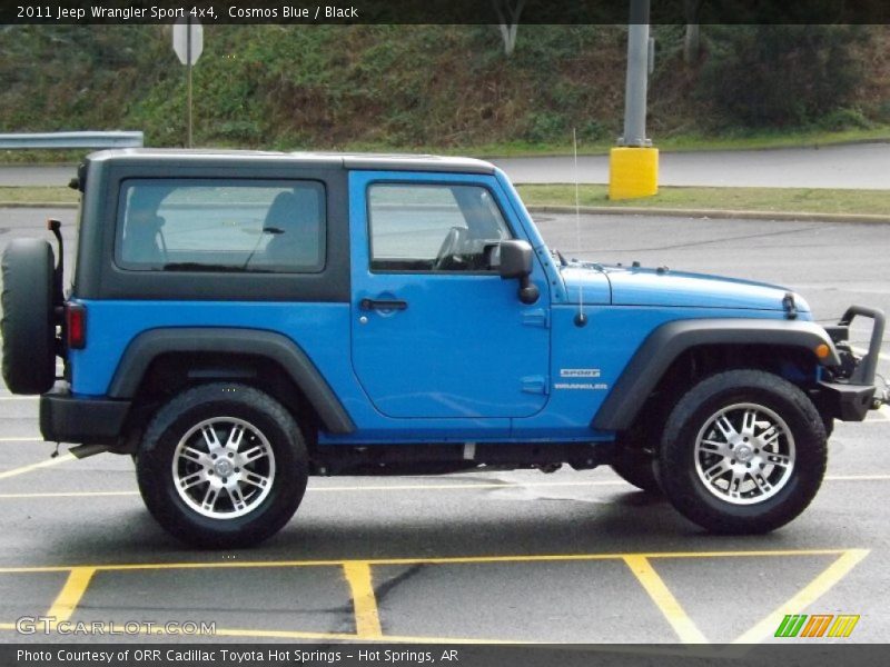 Cosmos Blue / Black 2011 Jeep Wrangler Sport 4x4