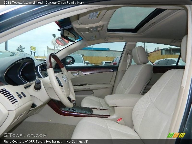 Cypress Green Pearl / Ivory 2012 Toyota Avalon Limited
