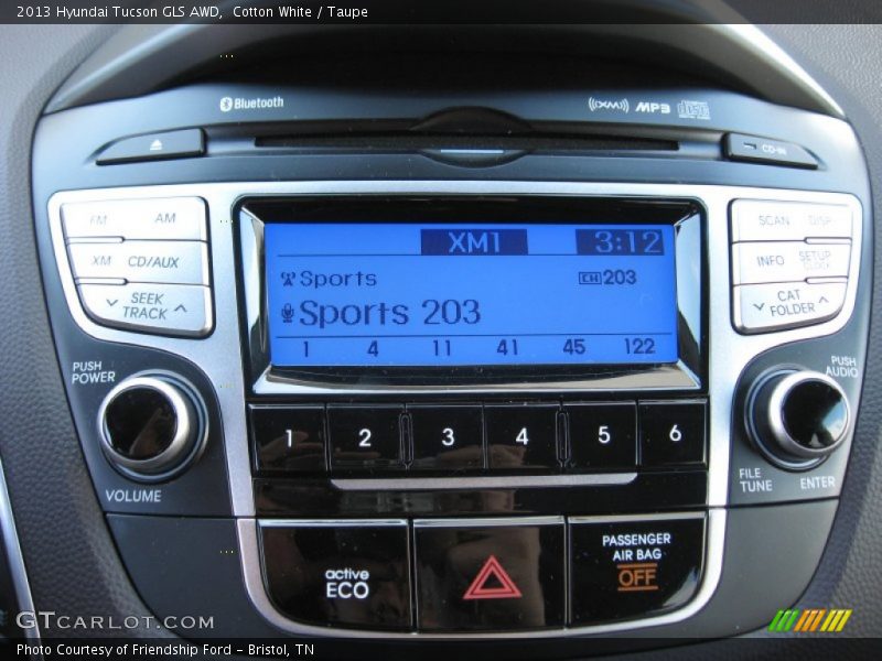 Cotton White / Taupe 2013 Hyundai Tucson GLS AWD