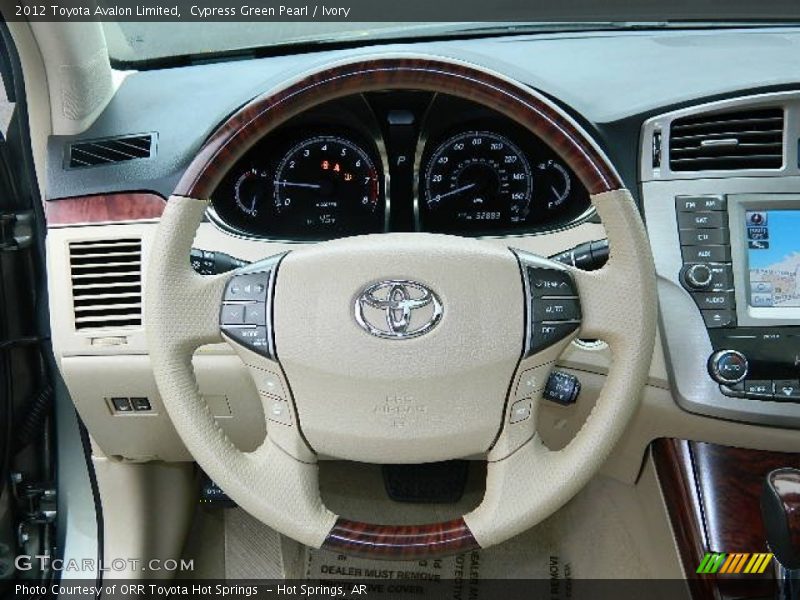 Cypress Green Pearl / Ivory 2012 Toyota Avalon Limited