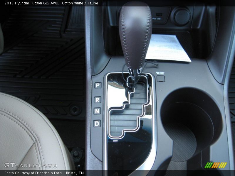 Cotton White / Taupe 2013 Hyundai Tucson GLS AWD