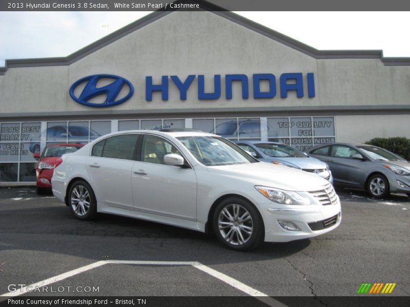 White Satin Pearl / Cashmere 2013 Hyundai Genesis 3.8 Sedan