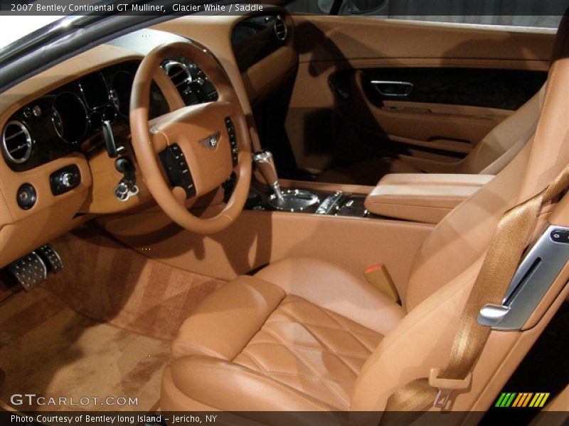 Glacier White / Saddle 2007 Bentley Continental GT Mulliner